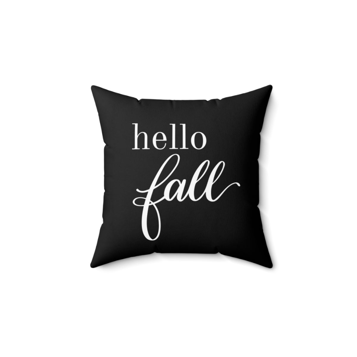Hello Fall - Spun Polyester Square Pillow