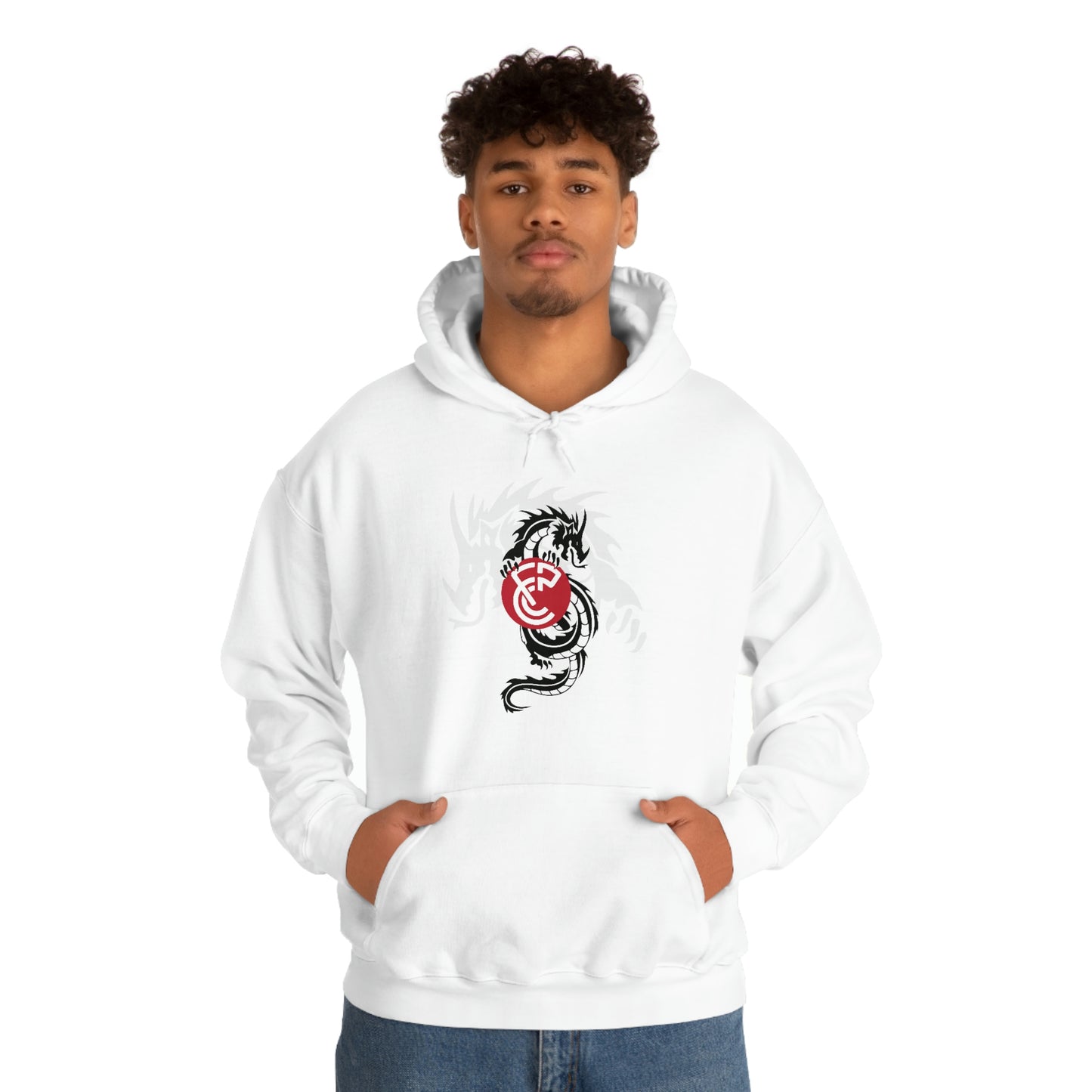 CFPC "One Must Challenge Himself" Hoodie, English Letters - (Black or White)