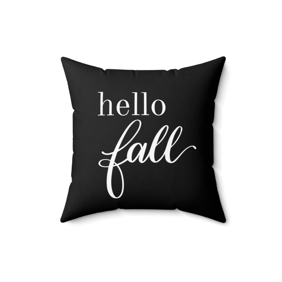 Hello Fall - Spun Polyester Square Pillow