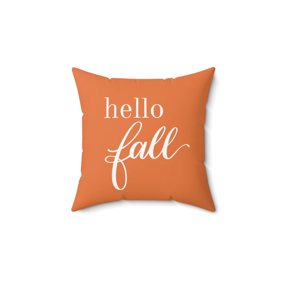 Hello Fall - Spun Polyester Square Pillow