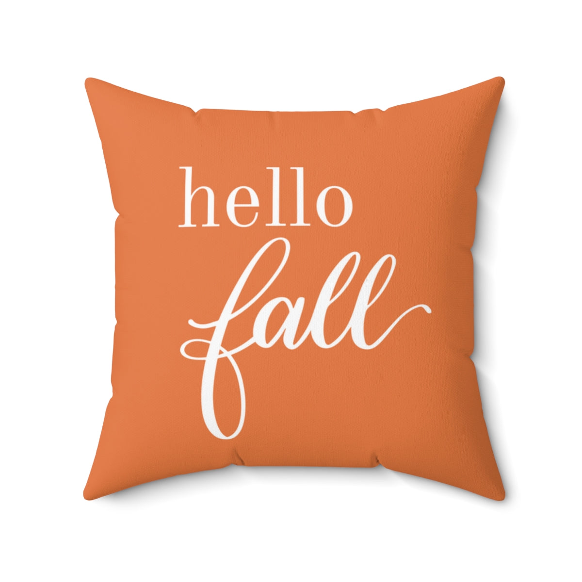 Hello Fall - Spun Polyester Square Pillow