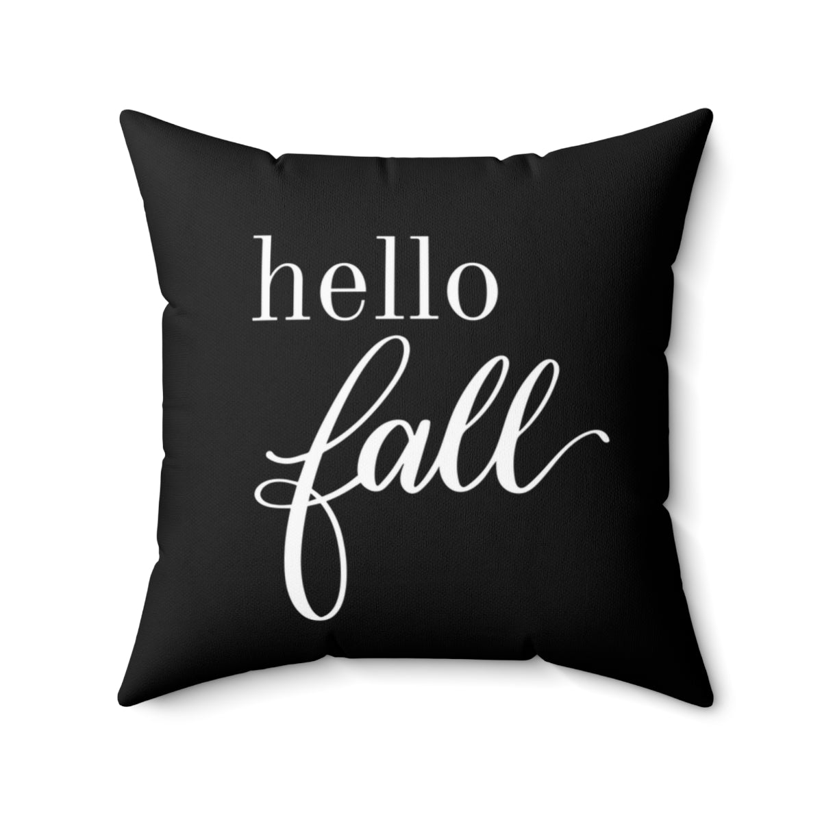 Hello Fall - Spun Polyester Square Pillow