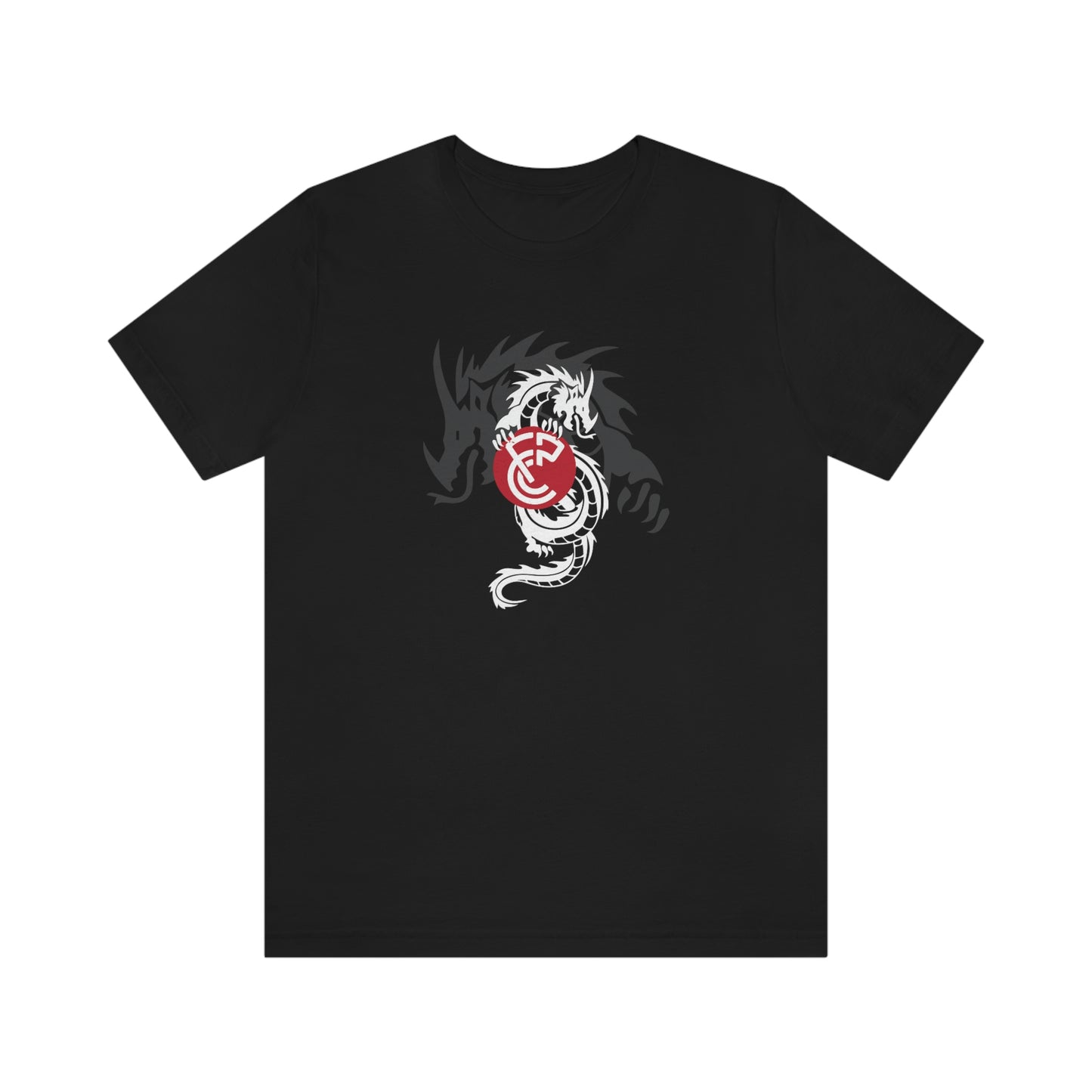 CFPC "One Must Challenge Himself" T-shirt, English Letters - (Black or White)