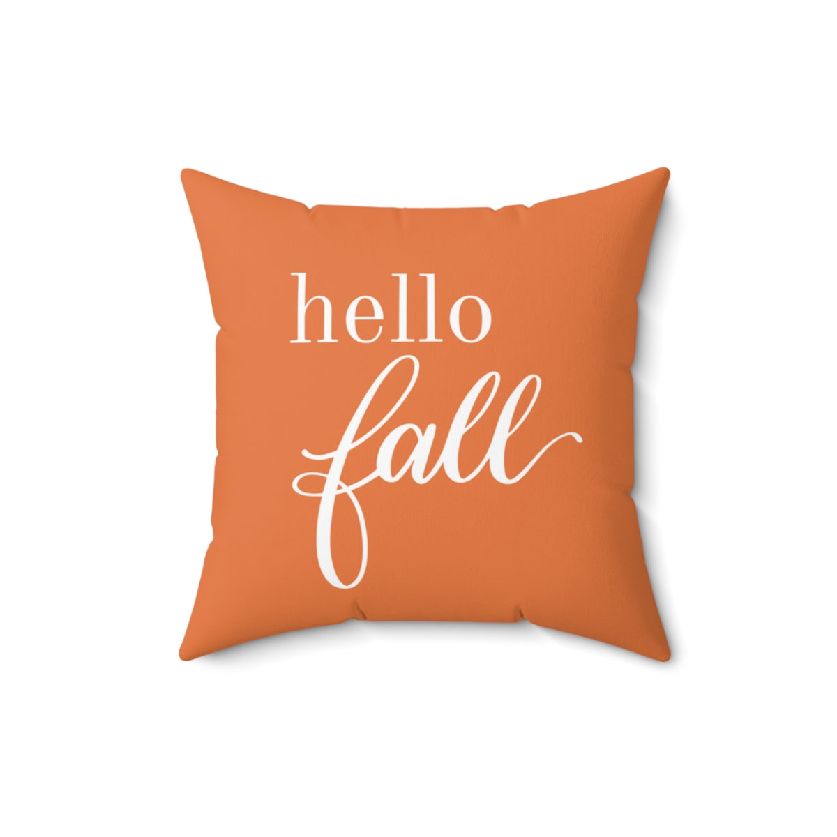 Hello Fall - Spun Polyester Square Pillow