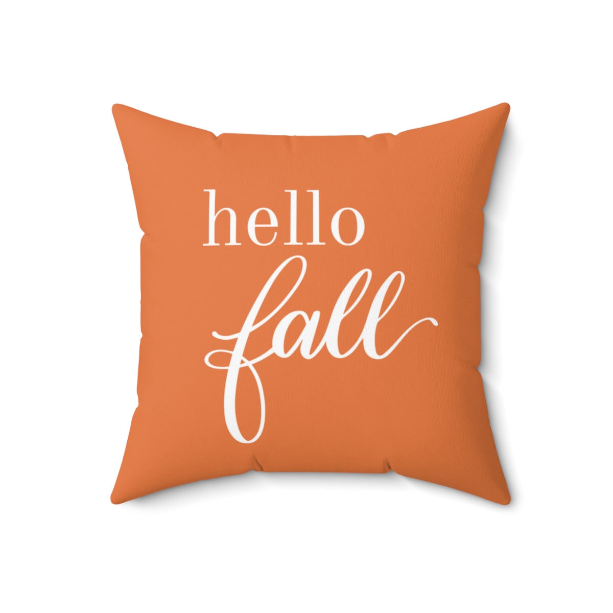 Hello Fall - Spun Polyester Square Pillow