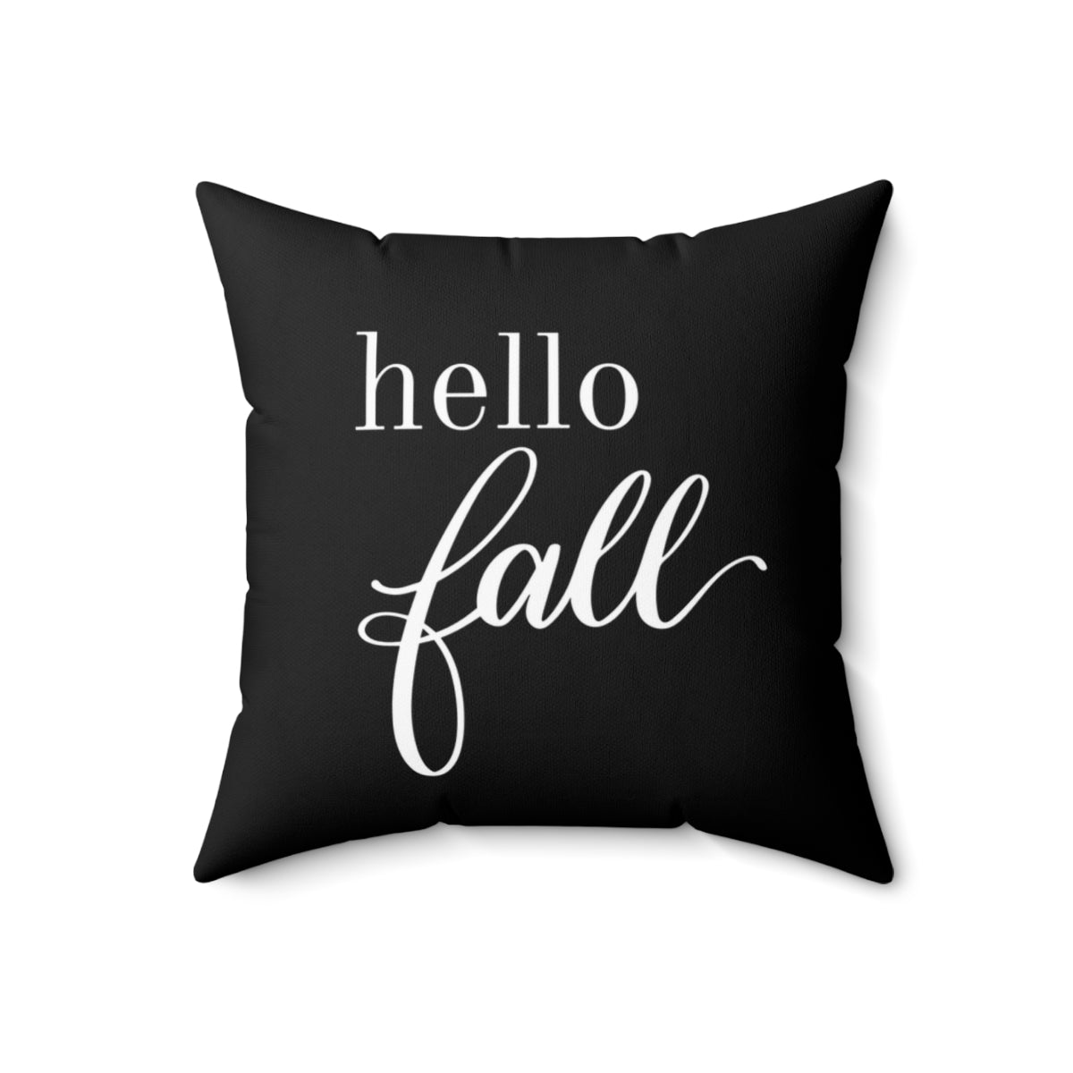 Hello Fall - Spun Polyester Square Pillow