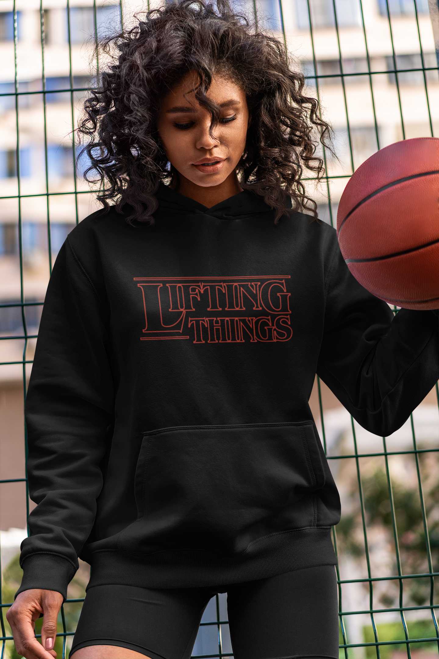 Lifting Things - Unisex Fleece Pullover Hoodie
