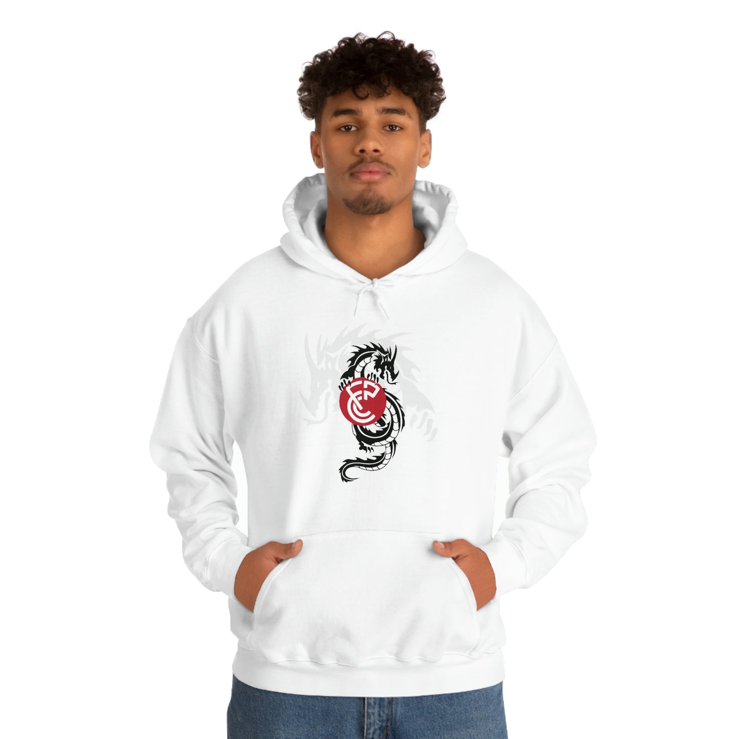 PERSONALIZED Name - CFPC "One Must Challenge Himself" Hoodie, Japanese Letters - (Black or White)