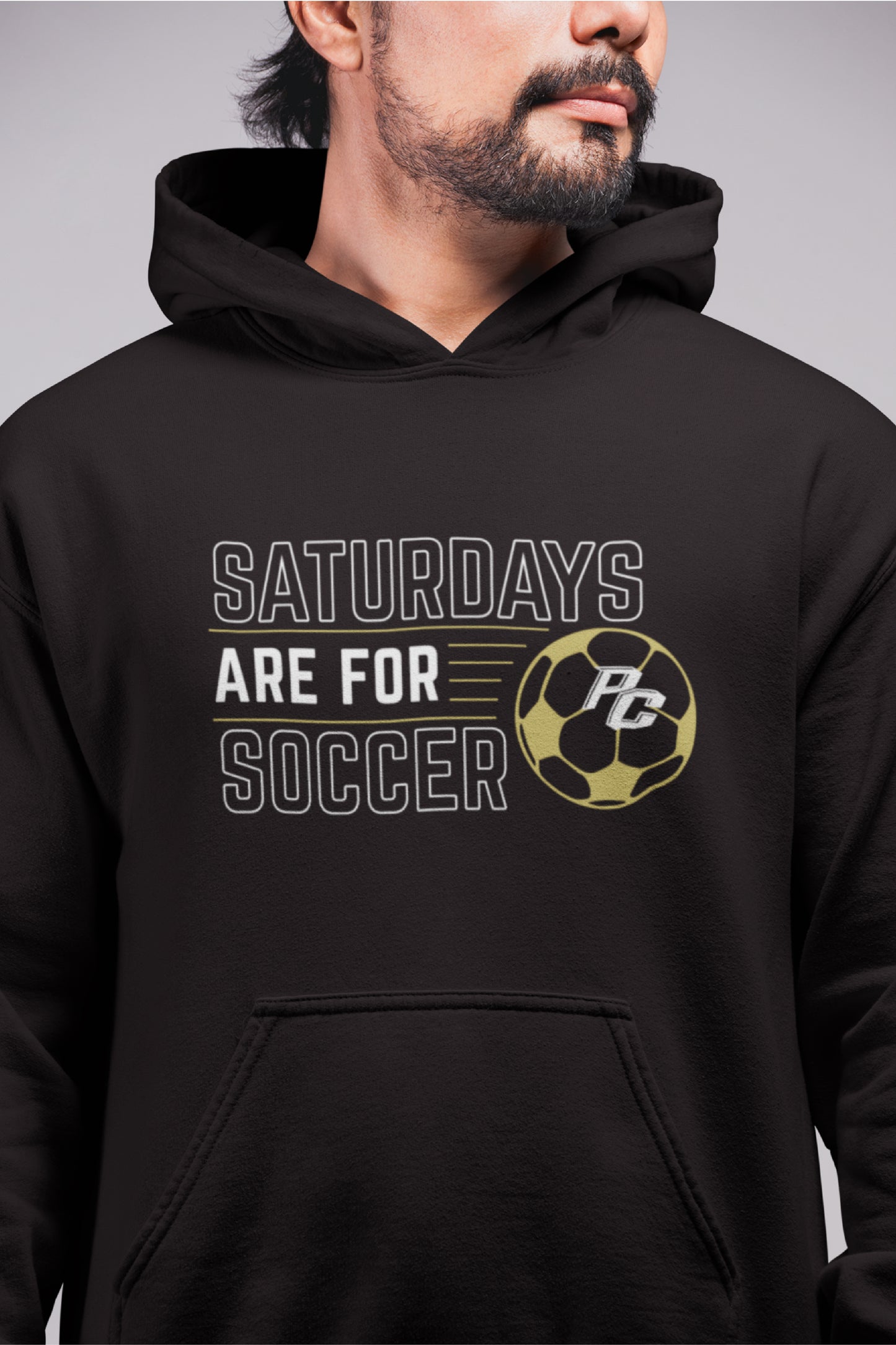 Saturdays Are For Soccer - Hoodie (Black)