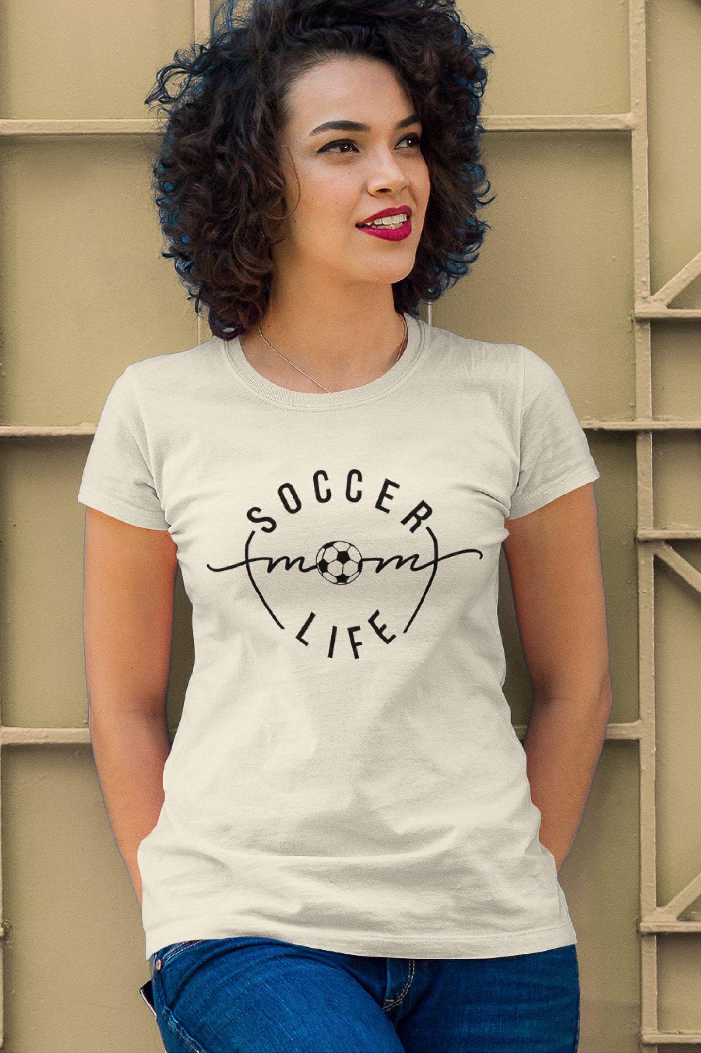 Soccer Mom Life - T-Shirt (Natural)