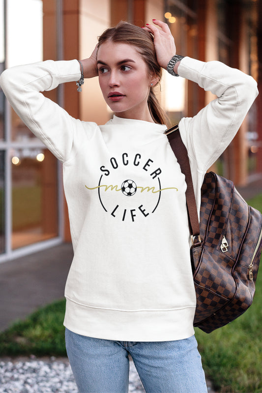 Soccer Mom Life - Sweatshirt (White)