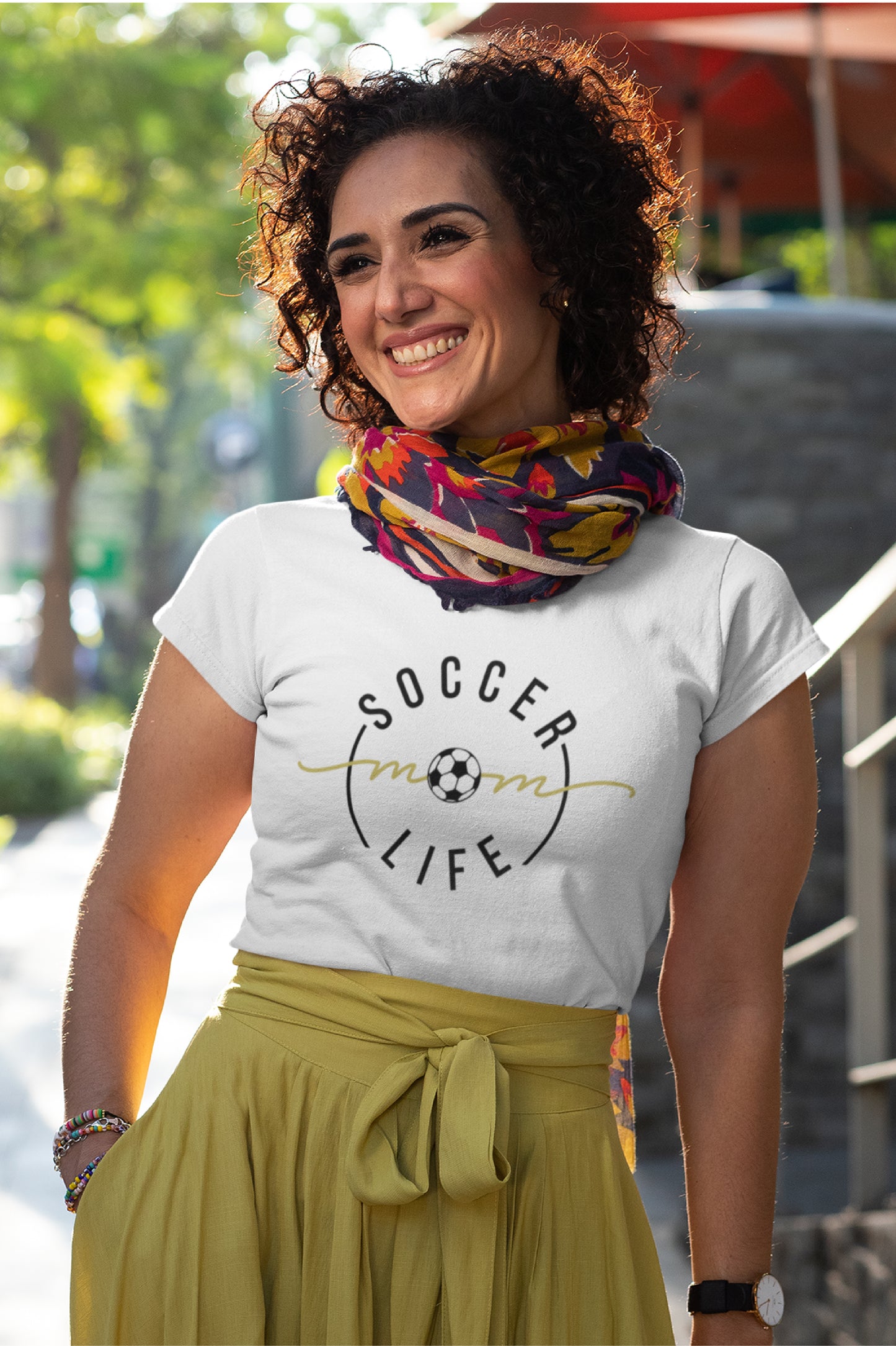 Soccer Mom Life - T-Shirt (White)