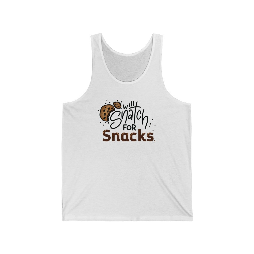 Will Snatch for Snacks - Unisex Jersey Tank Top